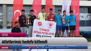 Atletlerimiz hedefe kitlendi