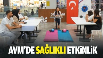 AVM&rsquo;de sağlıklı etkinlik&hellip;