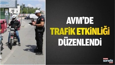 AVM&rsquo;de trafik etkinliği d&uuml;zenlendi