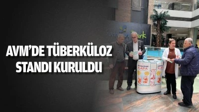 AVM&rsquo;de t&uuml;berk&uuml;loz standı kuruldu
