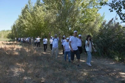 Avrupa Hareketlilik Haftası kapsamında doğa y&uuml;r&uuml;y&uuml;ş&uuml; d&uuml;zenlendi