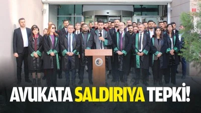 Avukata saldırıya tepki!