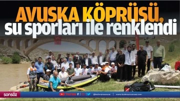 Avuska K&ouml;pr&uuml;s&uuml;, su sporları ile renklendi