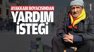 Ayakkabı boyacısından yardım isteği