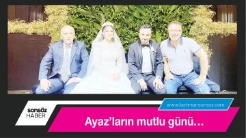 Ayaz&rsquo;ların mutlu g&uuml;n&uuml;&hellip;
