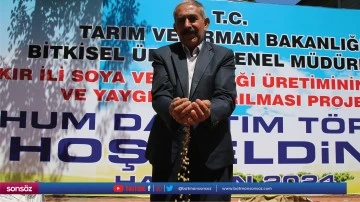 Ay&ccedil;i&ccedil;eği tohumu dağıtıldı