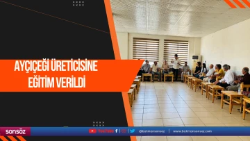 Ay&ccedil;i&ccedil;eği &uuml;reticisine eğitim verildi