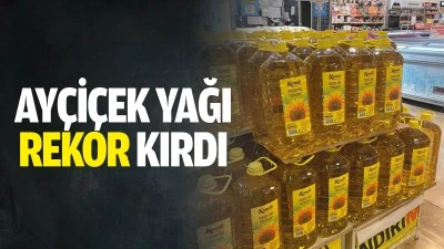 Ay&ccedil;i&ccedil;ek yağı rekor kırdı