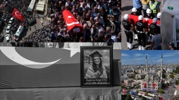 Aydın'da Filistin Destek&ccedil;isi Eygi Son Yolculuğuna Uğurlandı