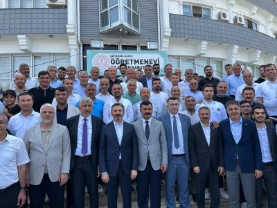 Aydın, Kahta'daki bayramlaşma t&ouml;renine katıldı