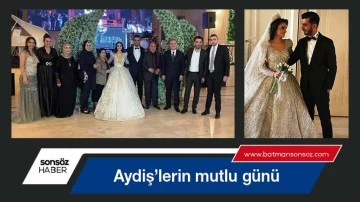 Aydiş&rsquo;lerin mutlu g&uuml;n&uuml;