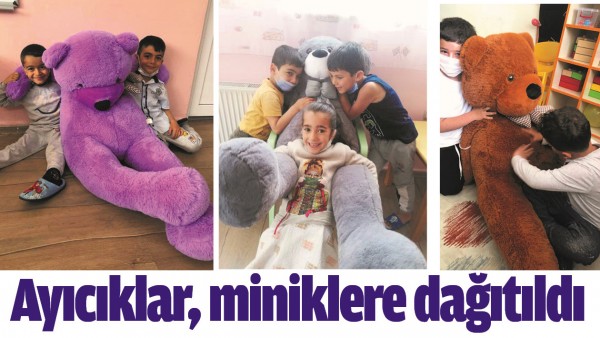 AYICIKLAR, MİNİKLERE DAĞITILDI