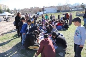 Aziziye Mahallesi&rsquo;ndeki &ccedil;ocuklar eğlenceli bir g&uuml;n ge&ccedil;irdi