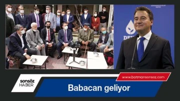 Babacan geliyor