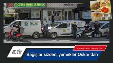 Bağışlar sizden, yemekler Oskar'dan