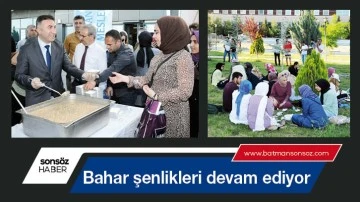 Bahar şenlikleri devam ediyor
