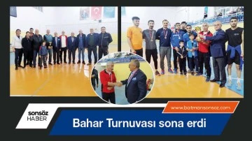 Bahar Turnuvası sona erdi