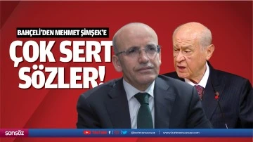 Bah&ccedil;eli'den Mehmet Şimşek'e &ccedil;ok sert s&ouml;zler!