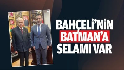 Bah&ccedil;eli&rsquo;nin Batman&rsquo;a selamı var