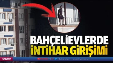 Bah&ccedil;elievlerde intihar girişimi