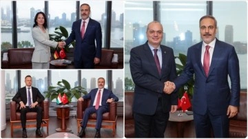 Bakan Fidan, New York'ta T&uuml;rkevi'nde D&ouml;rt Mevkidaşıyla Bir Araya Geldi
