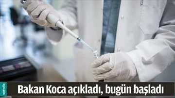 BAKAN KOCA A&Ccedil;IKLADI, BUG&Uuml;N BAŞLADI
