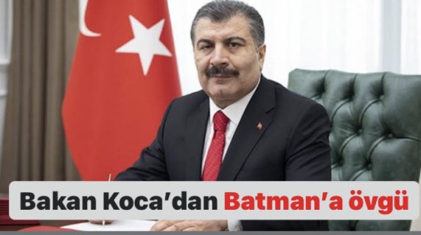 BAKAN KOCA&rsquo;DAN BATMAN&rsquo;A &Ouml;VG&Uuml;