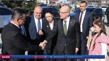Bakan Şimşek, Bartın'da ziyaretlerde bulundu