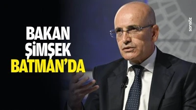 Bakan Şimşek, Batman&rsquo;da