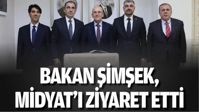 Bakan Şimşek, Midyat'ı ziyaret etti