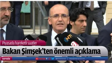 Bakan Şimşek&rsquo;ten &ouml;nemli a&ccedil;ıklama