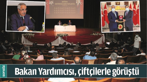 BAKAN YARDIMCISI, &Ccedil;İFT&Ccedil;İLERLE G&Ouml;R&Uuml;ŞT&Uuml;