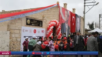 Bakan Yardımcısı k&uuml;t&uuml;phanelerin a&ccedil;ılışına katıldı