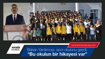 Bakan Yardımcısı, spor okulunu gezdi