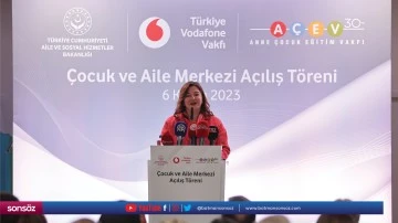 Bakanı G&ouml;ktaş, &Ccedil;ocuk ve Aile Merkezi'nin a&ccedil;ılışına katıldı
