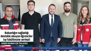 Bakanlığın sağladığı destekle okuyan Siirtli &ouml;ğrenci tıp fak&uuml;ltesine yerleşti