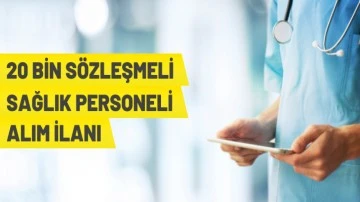 BAKANLIK 20 BİN PERSONEL ALACAK 