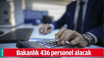BAKANLIK 436 PERSONEL ALACAK