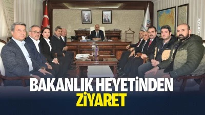 Bakanlık heyetinden ziyaret