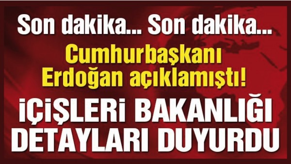 BAKANLIKTAN VALİLİKLERE YENİ GENELGE