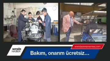 Bakım, onarım &uuml;cretsiz&hellip; 