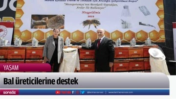 Bal &uuml;reticilerine destek