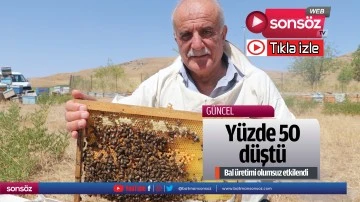 Bal &uuml;retimi olumsuz etkilendi