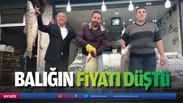 Balığın fiyatı d&uuml;şt&uuml;