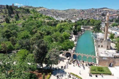 Balıklıg&ouml;l'de hafta sonu yoğunluğu yaşanıyor