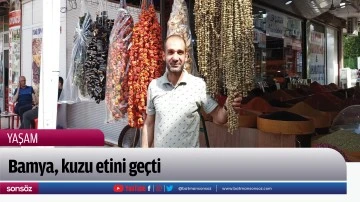 Bamya, kuzu etini ge&ccedil;ti