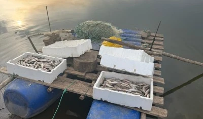 Baraj g&ouml;l&uuml;nde ka&ccedil;ak balık avcılığına y&ouml;nelik denetim yapıldı