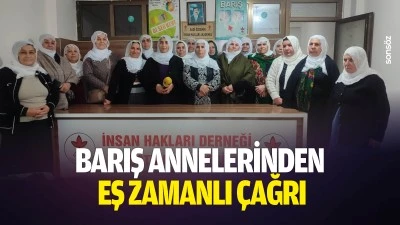 Barış Annelerinden eş zamanlı &ccedil;ağrı