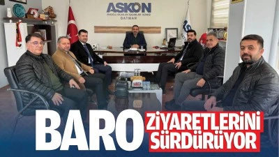 Baro ziyaretlerini s&uuml;rd&uuml;r&uuml;yor