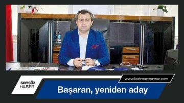 Başaran, yeniden aday